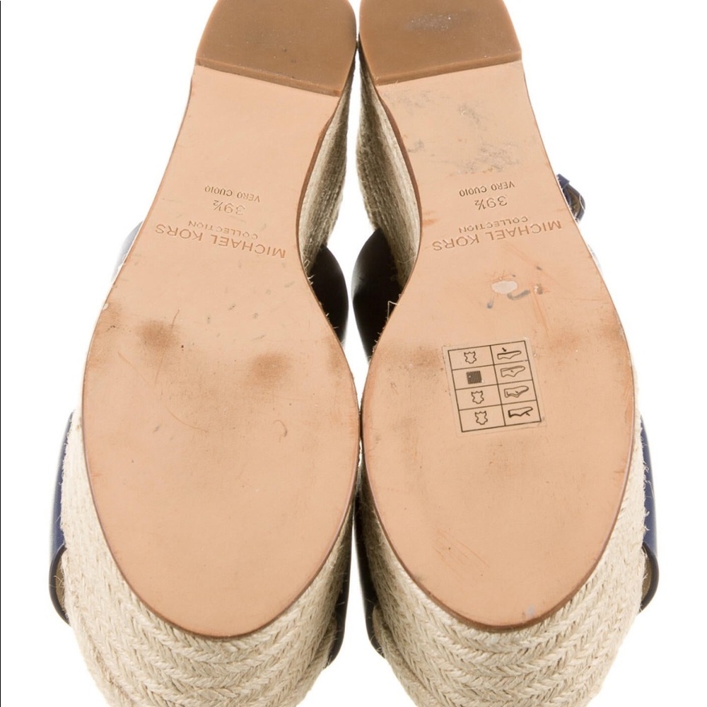 MICHAEL KORS LEATHER ESPADRILLES - Picture 4 of 5